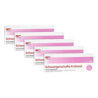 Schwangerschaftstest Frühtest von apodiscounter 5x1 stk von PXG Pharma GmbH PZN 08103035