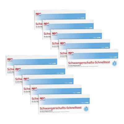 Schwangerschaftstest Schnelltest von apodiscounter  10x1 stk von PXG Pharma GmbH PZN 08103032