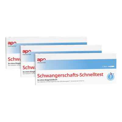 Schwangerschaftstest von apodiscounter 3x1 stk von PXG Pharma GmbH PZN 08103030