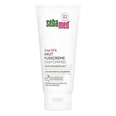 Sebamed Urea 10% Akut Fußcreme parfümfrei 100 ml von Sebapharma GmbH & Co.KG PZN 19949540