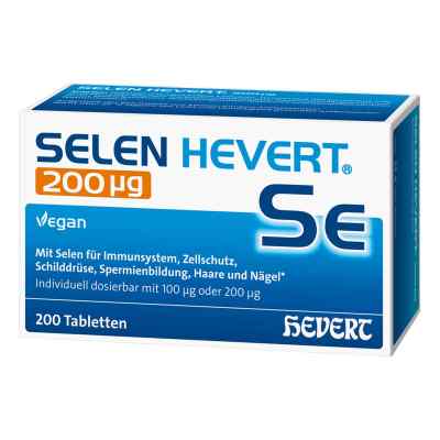 Selen Hevert 200 mg Tabletten 200 stk von Hevert-Arzneimittel GmbH & Co. KG PZN 19733308
