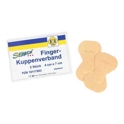 Senada Fingerkuppenverband 4x7 cm 2 stk von ERENA Verbandstoffe GmbH & Co. KG PZN 10117803