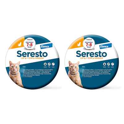 Seresto Halsband für Katzen 2x1 stk von Elanco Deutschland GmbH PZN 08102641