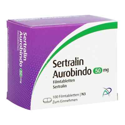 Sertralin Aurobindo 50mg 100 stk von PUREN Pharma GmbH & Co. KG PZN 05454042
