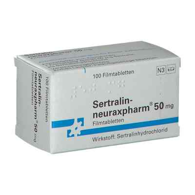 Sertralin-neuraxpharm 50mg 100 stk von neuraxpharm Arzneimittel GmbH PZN 01034857