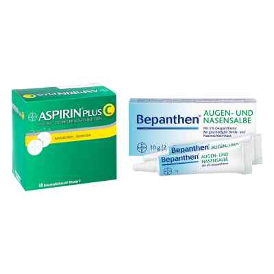 Set bei ersten Erkältungsanzeichen: Aspirin Plus C + Bepanthen 1 stk von Bayer Vital GmbH PZN 08102011