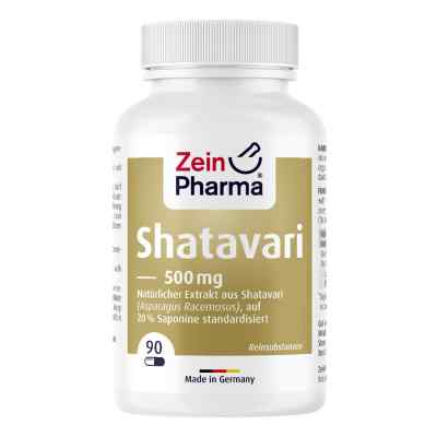 Shatavari Extrakt 20 % 500 Mg Kapseln 90 stk von Zein Pharma - Germany GmbH PZN 17943421