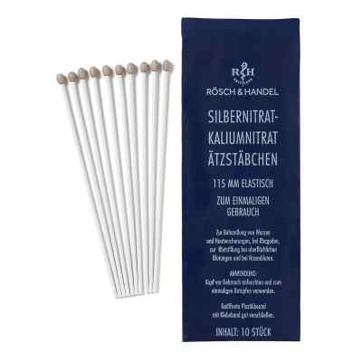 Silbernitrat-kaliumnitr.ätzstäb.ätzstift 115mm elastisch 10 stk von BANO Healthcare GmbH PZN 11722736