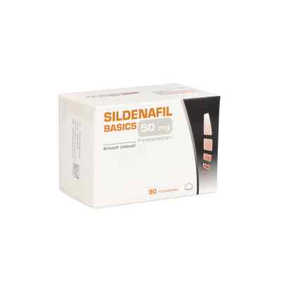 Sildenafil Basics 50 mg Filmtabletten 90 stk von Basics GmbH PZN 12145985