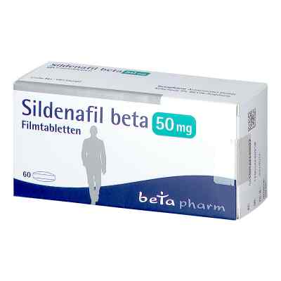 Sildenafil beta 50 mg Filmtabletten 60 stk von betapharm Arzneimittel GmbH PZN 14243002
