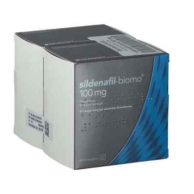Sildenafil biomo 100 mg Filmtabletten 96 stk von biomo pharma GmbH PZN 14312619