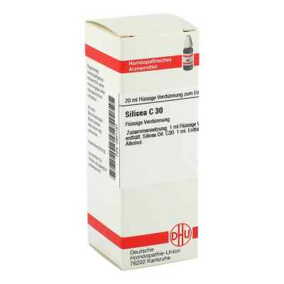 Silicea C30 Dilution 20 ml von DHU-Arzneimittel GmbH & Co. KG PZN 02931197