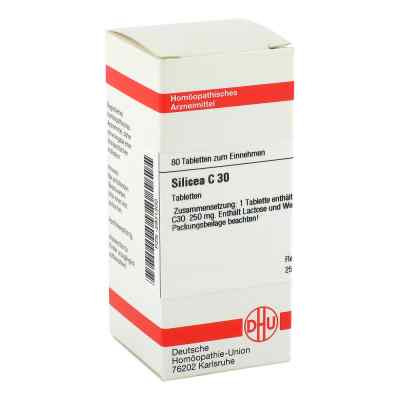 Silicea C30 Tabletten 80 stk von DHU-Arzneimittel GmbH & Co. KG PZN 02931300