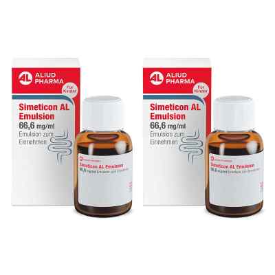 Simeticon AL Emulsion 2x50 ml von ALIUD Pharma GmbH PZN 08107750