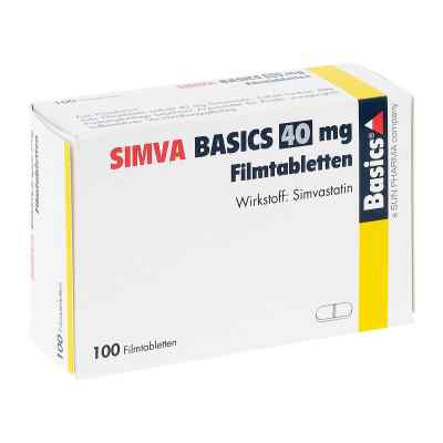 SIMVA BASICS 40mg 100 stk von Basics GmbH PZN 00232265