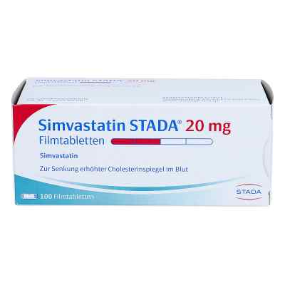 Simvastatin STADA 20mg 100 stk von STADAPHARM GmbH PZN 04124302