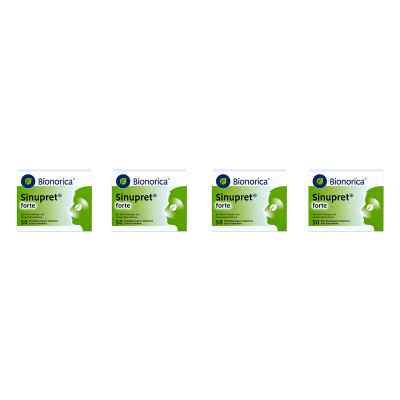Sinupret Forte überzogene Tabletten 4x50 stk von Bionorica SE PZN 08106340