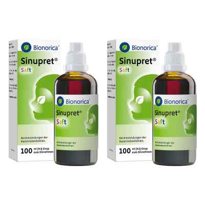 Sinupret Saft 2x100 ml von Bionorica SE PZN 08106263