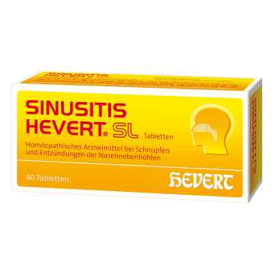 Sinusitis Hevert Sl Tabletten 40 stk von Hevert-Arzneimittel GmbH & Co. K PZN 02784980