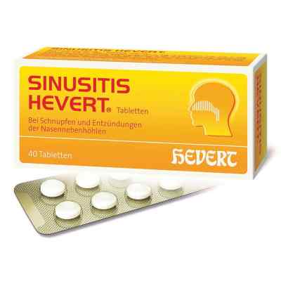 Sinusitis Hevert Tabletten 40 stk von Hevert-Arzneimittel GmbH & Co. KG PZN 19107350