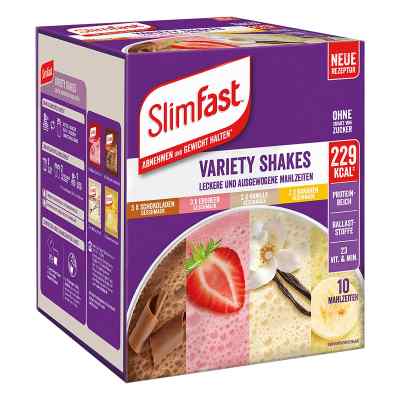 Slim Fast Pulver Probierpaket Gemischt 368 g von ALLPHARM Vertriebs GmbH PZN 19170070