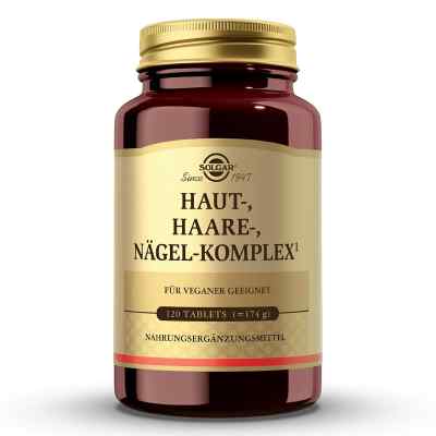 Solgar Haut Haare Nägel Komplex Tabletten 120 stk von pro medico Handels GmbH PZN 18814619