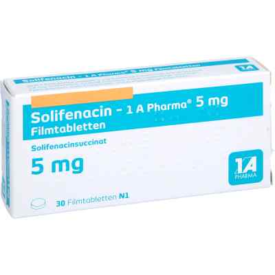 Solifenacin-1a Pharma 5 mg Filmtabletten 30 stk von 1 A Pharma GmbH PZN 14440903