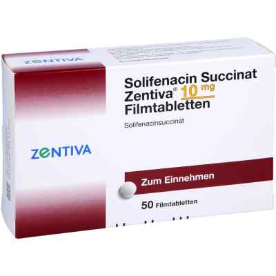 Solifenacin Succinat Zentiva 10 mg Filmtabletten 50 stk von Zentiva Pharma GmbH PZN 14358389