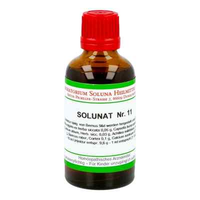 Solunat Nummer 11 Tropfen 50 ml von Laboratorium Soluna Heilmittel G PZN 02940144