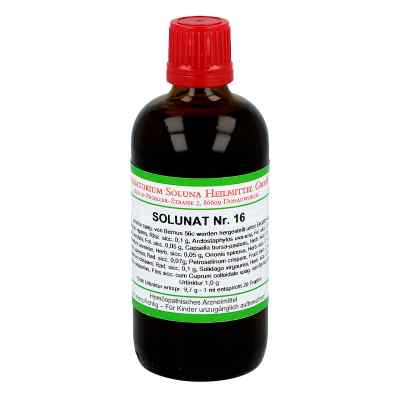 Solunat Nummer 16 Tropfen 100 ml von Laboratorium Soluna Heilmittel G PZN 02941497