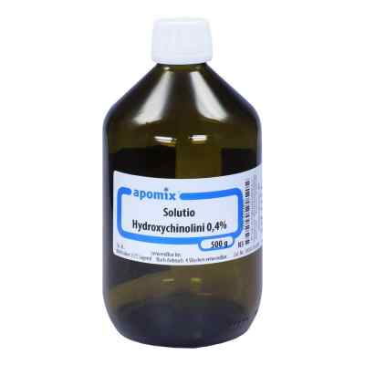 Solutio Hydroxychin. 0,4% 500 ml von apomix PKH Pharmazeutisches Labo PZN 04323800