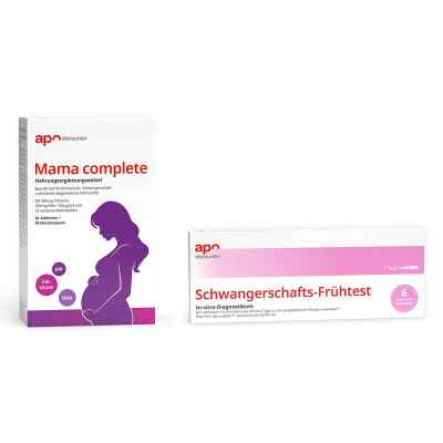 Sparset: Mama complete + Schwangerschaftstest Schnelltest 1 Pck von  PZN 08103307