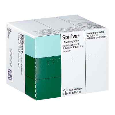 Spiriva 18 Mikrogramm 90 stk von Boehringer Ingelheim Pharma GmbH PZN 03649221