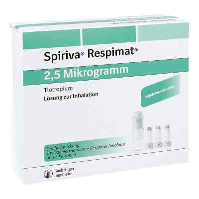 Spiriva Respimat 2,5 [my]g Lösung zur, zum inh.wiederverwend 3X4.0 ml von Boehringer Ingelheim Pharma GmbH & Co.KG PZN 13832788