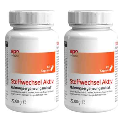 Stoffwechsel Aktiv Kapseln von apodiscounter 2x60 stk von apo.com Group GmbH PZN 08102930