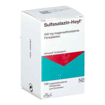 Sulfasalazin-Heyl Filmtabletten 100 stk von HEYL Chem.-pharm. Fabrik GmbH &  PZN 04939381