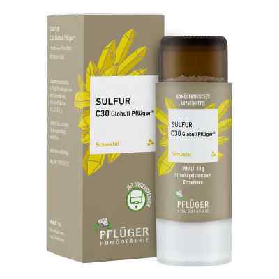 Sulfur C30  Globuli Pflüger Dosierspender 10 g von Homöopathisches Laboratorium Alexander Pflüger Gmb PZN 18757896