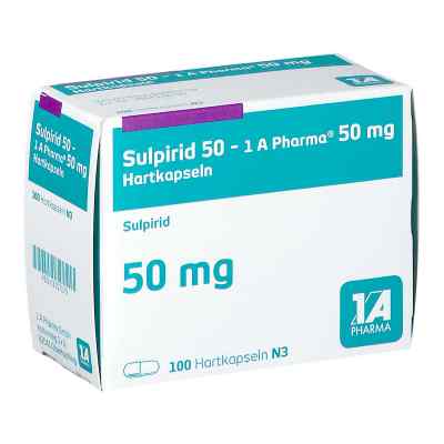 Sulpirid 50 1a Pharma Hartkapseln 100 stk von 1 A Pharma GmbH PZN 03157179