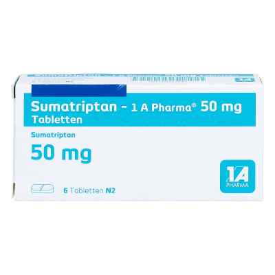 Sumatriptan-1A Pharma 50mg 6 stk von 1 A Pharma GmbH PZN 04212644