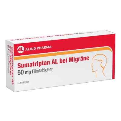 Sumatriptan AL bei Migräne 50 mg Filmtabletten 2 stk von ALIUD Pharma GmbH PZN 19836238