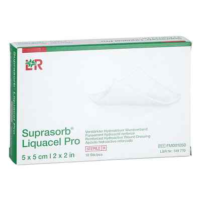 Suprasorb Liquacel Pro 5x5 cm Kompressen 10 stk von Lohmann & Rauscher GmbH & Co.KG PZN 18772625