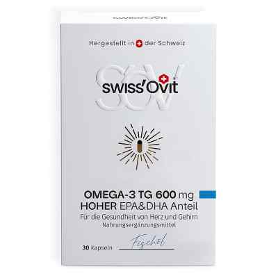 SwissOvit Omega-3 TG 600 mg Fischöl EPA + DHA Kapsel 30 stk von Forans Medical GmbH PZN 20082773