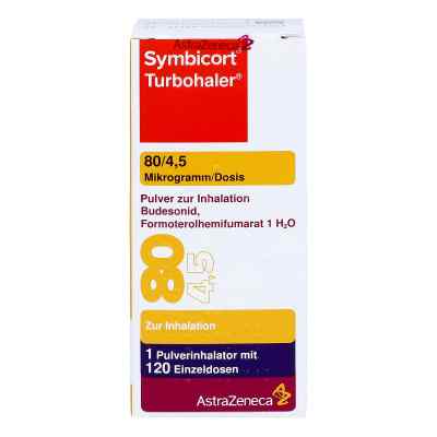Symbicort Turbohaler 80/4,5 Mikrogramm/Dosis 1 stk von AstraZeneca GmbH PZN 03199634