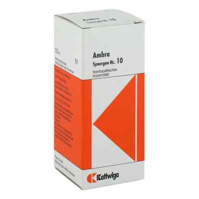 Synergon 10 Ambra Tropfen 50 ml von Kattwiga Arzneimittel GmbH PZN 01855063