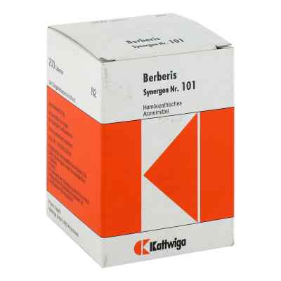 Synergon 101 Berberis Tabletten 200 stk von Kattwiga Arzneimittel GmbH PZN 04905749