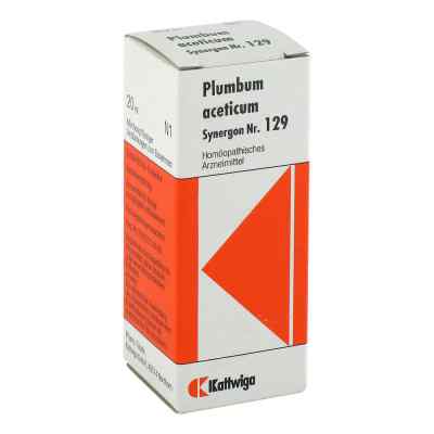 Synergon Komplex 129 Plumbum Aceticum Tropfen 20 ml von Kattwiga Arzneimittel GmbH PZN 00998843