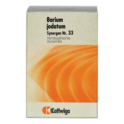 Synergon Komplex 33 Barium Jodatum Tabletten 200 stk von Kattwiga Arzneimittel GmbH PZN 04905726