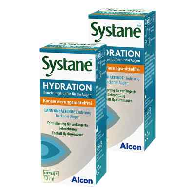 Systane Hydration ohne Konservierungsmittel 2x10 ml von Alcon Deutschland GmbH PZN 08106057