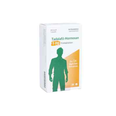 Tadalafil-hormosan 5 mg Filmtabletten 84 stk von HORMOSAN Pharma GmbH PZN 13967011