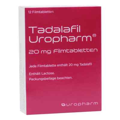 Tadalafil Uropharm 20 mg Filmtabletten 12 stk von Abanta Pharma GmbH PZN 13813822